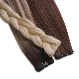 Genius 100% Remy Extensions de cheveux russes vierges <span class=keywords><strong>Martin</strong></span> Cheveux humains à tresser en trame brune à la machine - Product Image 2