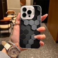 Coque de téléphone sensation avancée pour iPhone 16E 15 14ProMax 13Mini 12Pro 11 XS XR 7 8 Plus boîtier de protection d'écran housse antichoc