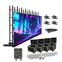 Écran LED électronique 7680Hz pour location, idéal pour les scènes extérieures, les arrière-plans et les murs vidéo publicitaires commerciaux