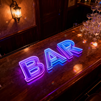 Lettres LED personnalisées à éclairage frontal haute luminosité pour enseignes de magasins et présentoirs de marques de détail