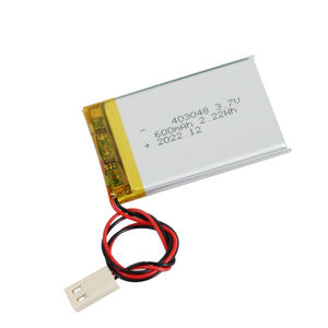 403048 Lipo 3,7 В 600 мАч Высококачественная сменная литиевая полимерная батарея перезаряжаемая литий-полимерная сумка для GPS красоты - Product Image 1