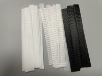 3 couleurs 12cm Pinceaux de maquillage Filet 100 pcs/sac Couverture Mesh Sheath Protectors Guards Protective Cover Sheath Net