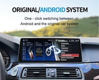 Ultra Mince Haute Résolution 2400*900 12.8 Pouces Android Écran De Voiture Auto GPS Navigation pour BMW X5 F15 X6 F16 2014-2016