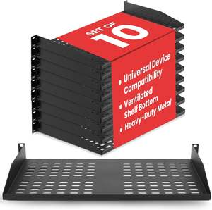 Сетевые шкафы 1U Серверная полка с вентиляционной консольной стойкой - Product Image 1