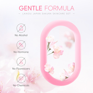 Kit de soin du visage professionnel LAIKOU Sakura 8 pièces, vitamine C, niacinamide pour hydrater, réparer et lutter contre le vieillissement de la peau - Product Image 6