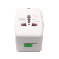 Adaptateur de voyage universel dans le monde entier convertisseur de voyage multifonctionnel 5V avec prise de courant UK AU US EU