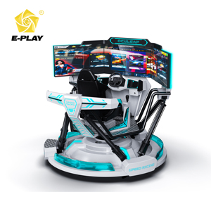 Equipo de Realidad <span class=keywords><strong>Virtual</strong></span> 9D de Gran Tamaño con 6 Grados de Libertad, Tres Pantallas, para Deportes y Carreras, Todo en Uno, para Interiores, de Metal y Fibra de Vidrio, para Aeropuertos y Centros Comerciales - Product Image 2