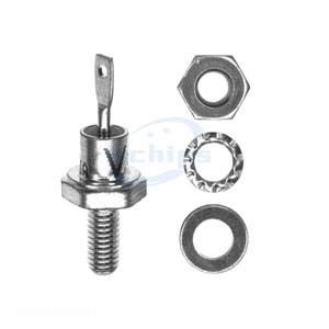 Single Diodes VS-12FR10 Original DO-203AA, DO-4, Stud Electronic Parts And Components DIODE STD REV 100V 12A DO203AA - Product Image 1