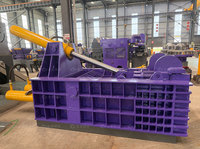 Presse à balles horizontale pour canettes en aluminium 160T, compacteur de ferraille métallique, presse à balles pour déchets de fer