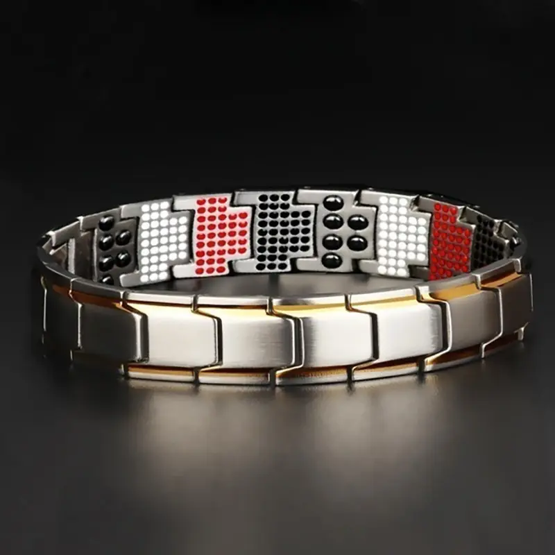 Amazon Magnetic Therapy Bracelet Removable Magnet Bracelet Men's Accessories Customizable Magnet Bracelet Jewelry