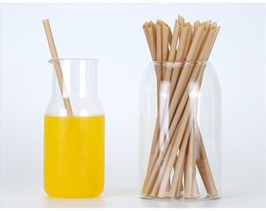 Eco Friendly <b>Biodegradable</b> Compostable Sugarcane Straws 6mm 12mm 200mm 230mm Bagasse Disposable Drinking Straw - Product Image 4
