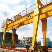 Grue portique mobile mini portable sur châssis à 4 roues, à double poutre, 50 tonnes, modèle MH personnalisé, pour usage en construction, neuve, ISO/CE