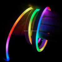 Bande LED néon flexible intelligente en PVC souple, étanche, avec télécommande USB APP BT, pour extérieur, chambre à coucher, lumière néon LED magique de couleur