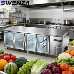 <span class=keywords><strong>Congelador</strong></span> Comercial SWENZA, Enfriador de Acero Inoxidable, Mesa de Trabajo Refrigerada, Banco de Trabajo Refrigerado, Refrigeración Bajo Mostrador - Product Image 1