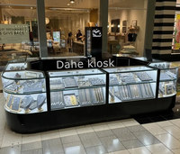 Koop Sieradenkiosk Voor Winkelcentrum Ketting Diamanten Glas Display Sieraden Showcase Luxe Sieraden Kiosken Voor Winkelcentrum