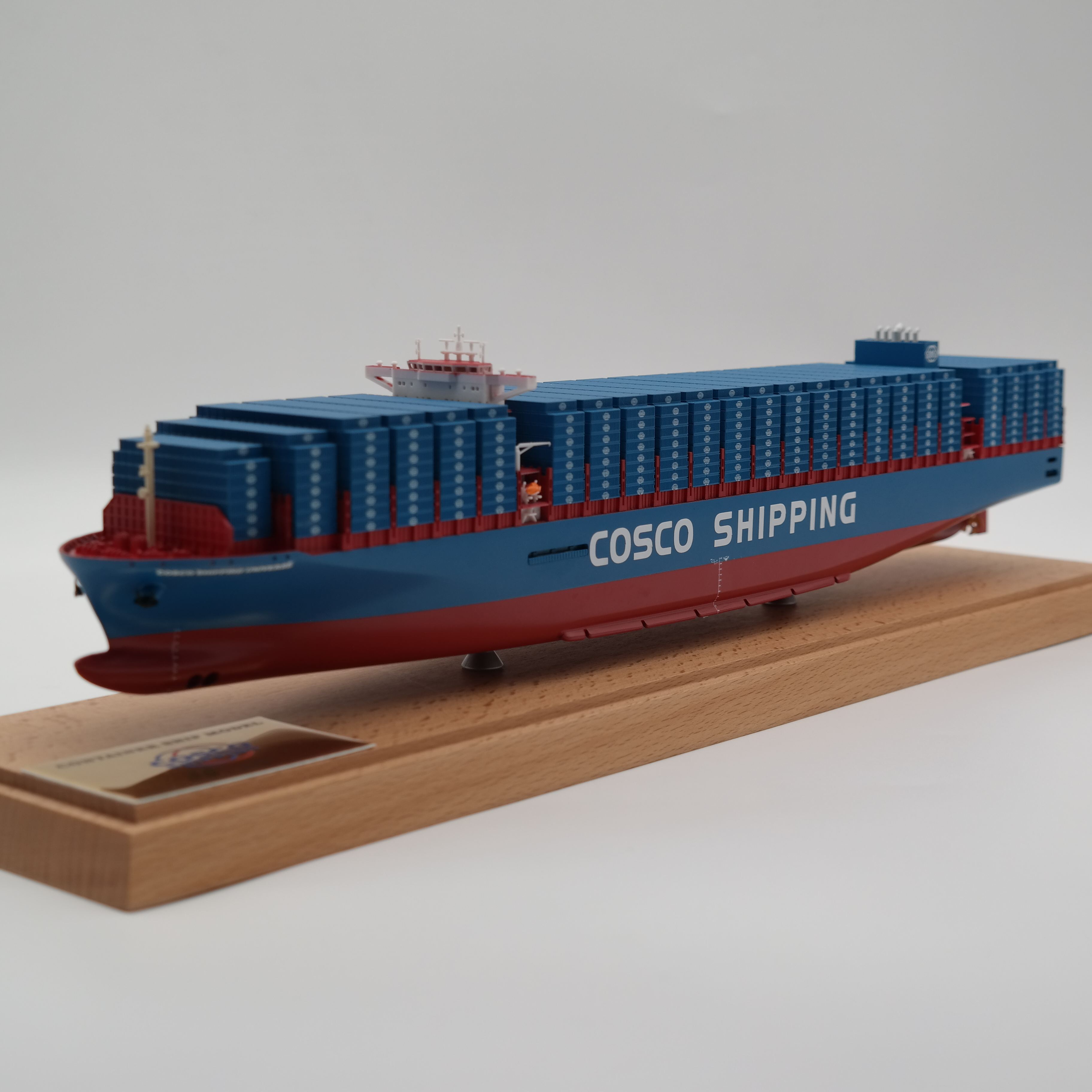 45cm modelo de buque portacontenedores COSCO