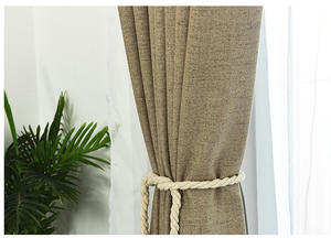 <span class=keywords><strong>Rideaux</strong></span> occultants 100% <span class=keywords><strong>en</strong></span> coton et <span class=keywords><strong>lin</strong></span>, à superposer <span class=keywords><strong>avec</strong></span> œillets, pour le salon - Product Image 5