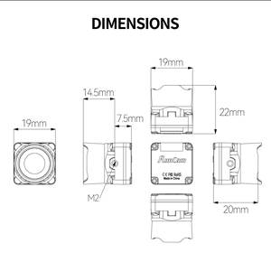 RunCam Phoenix <span class=keywords><strong>2</strong></span> SEスペシャルエディションFPVドローンカメラ昼4:<span class=keywords><strong>3</strong></span>/16:9 PAL/NTSC Phoenix2カメラ用RC FPVレーシングドローン - Product Image 6