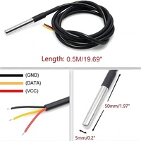 WAYHANG WH-500T Controlador de Alarma Inalámbrico GSM 4G de 2 Canales con Monitoreo de Temperatura de Precisión, Control Remoto por SMS, Llamadas y Aplicación