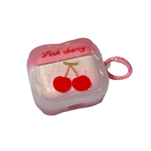 เหมาะสำหรับเคสป้องกันหูฟัง AirPods ลายพุดดิ้งเชอร์รี่ ดีไซน์เต็มตัว ป้องกันการกระแทก - Product Image 5