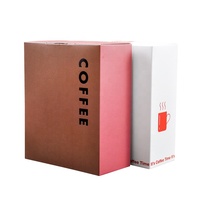Boîte d'expédition de paquet de café de papier de carte de carton blanc mat personnalisé de 400g avec le logo