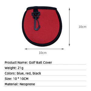 Nouveau produit tendance 2025 Ensembles d'accessoires de golf Sacs bon marché Logo personnalisé Rondelle de balle de golf Mini nettoyeur de balle avec <span class=keywords><strong>crochet</strong></span> - Product Image 3