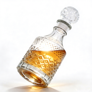 Custom 50ml 100ml 250ml Extra White Flint Engraving <strong>Small</strong> Spirit Whisky Wine <strong>Bottle</strong> Decanter - Product Image 4