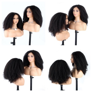 Peluca de Cabello Humano Rizado Afro 4C con Línea de Cabello Natural sin Pegamento, Peluca Rizada con Frente de Encaje HD 13x4 13x6, Peluca al por Mayor - Product Image 5