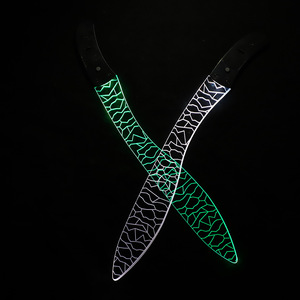มีดสไตล์เนปาลหลากสีสันพร้อมไฟกระพริบ ของเล่นอะคริลิคสุดเท่ห์ มีไฟ LED สำหรับตลาดกลางคืน มีดซามูไรแบบมีไฟกระพริบสุดเท่ห์ - Product Image 2