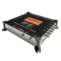 Multiconmutador Satelital MSQ912 9x12, 950-2150MHz, 1 Entrada Terrestre, 8 Entradas Satelitales, 12 Salidas para Suscriptores, Doble Satélite Quattro Quad LNB