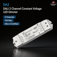 Variateur de lumière DALI 2CH*10A 12-48VDC CV DA2 (DT6/DT8)