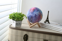 Meilleures ventes lampe spatiale 3D veilleuse 3D lampe ciel étoilé belle lampe de forme ronde