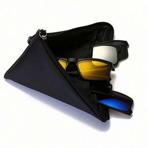 Gafas de Sol Magnéticas Polarizadas al por Mayor, Clip para Monturas de Gafas de Hombre, 5 en 1 - Product Image 6