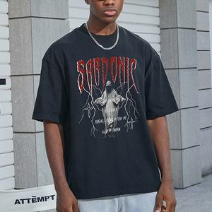 Vêtements vierges t-shirt graphique personnalisé t-shirt pour bouffée impression broderie sérigraphie 3d Sublimation Dtg logo t-shirt - Product Image 3