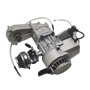 Nuevo conjunto de motor de <span class=keywords><strong>Mini</strong></span> Moto Dirt <span class=keywords><strong>Bike</strong></span> de 2 tiempos de 49cc con carburador CDI encendido Kick Start motocicleta eléctrica - Product Image 1