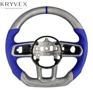 Volante Deportivo Personalizado de Cuero y Fibra de Carbono Kryvex para <span class=keywords><strong>Jeep</strong></span> <span class=keywords><strong>Wrangler</strong></span> JL Gladiator JT <span class=keywords><strong>Rubicon</strong></span> 2018-2026 - Product Image 1