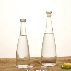 Ru Star maden suyu şişeleri 500ml Tequila brendi votka içecek için boş maden suyu şişeleri