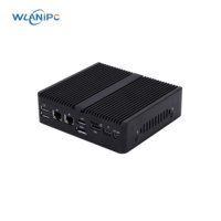 Mini PC industrial con doble LAN, 2 puertos COM, N100, 8 GB de RAM DDR5, SSD NVMe de 128 GB, WiFi 5, ranura SIM en el chasis, micro PC sin ventilador.
