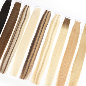 Extension per Capelli con Nastro Adesivo 22 Pollici Biondo Liscio Capelli Umani Remy Russi 100% Prezzo all'Ingrosso - Product Image 1