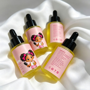 Private Label Organic Baby Hair Growth Serum Nourishing Moisturizing Anti Frizz Kids Herbal Scalp <b>Care</b> - Product Image 3