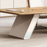 Table de conférence en bois durable moderne la plus populaire Table de conférence avec prises de courant Tables de conférence de bureau