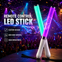 Longstargift Global Event Supply - Bâton lumineux LED RGB à télécommande