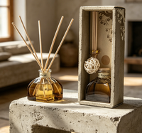 Diffuseur de parfum sans flamme à bâtonnets d'huiles essentielles, sans alcool, longue durée, pour chambre et décoration intérieure, purificateur d'air