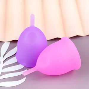 Silicone menstrual cup oem manufacturer sport menstrual cup m for heavy flow summer copa menstrual period time cup