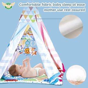 เต้นท์สำหรับเด็กเล่น<span class=keywords><strong>กร</strong></span>ะโจม<span class=keywords><strong>นอน</strong></span>สำหรับเด็กทารกเสื่อสำหรับเล่<span class=keywords><strong>น</strong></span>ของเล่<span class=keywords><strong>น</strong></span>มีเสียงสำหรับเด็ก20ชิ้น - Product Image 4