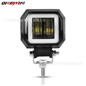 Qideguan 20W Square <b>Led</b> <b>Work</b> <b>Light</b> 3000Lm 12V For Car Motorcycle Modification - Product Image 1