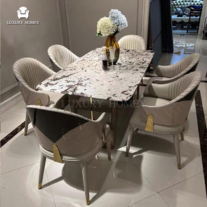 Juego de Comedor de Mármol Moderno y Acogedor para el Hogar, para Comedor y Sala de Estar, Duradero, con Garantía de 10 Años - Product Image 3