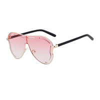 Montures de lunettes surdimensionnées classiques tendance Uv400 Lunettes de luxe pour femmes Ins Lunettes de soleil de créateur Logo personnalisé