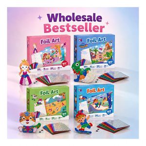 Toy Store Foil Picture Set Combines <b>Large</b> Retail <b>Box</b> Glitter Films Character Cutouts Home Activity for Boys Girls - Product Image 2