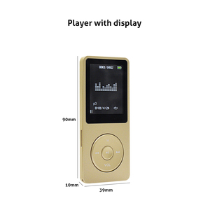 เครื่องเล่น MP3 ขนาดเล็ก อลูมิเนียมอัลลอยด์ เสียงแบบไม่สูญเสีย วิทยุ FM เครื่องบันทึกอีบุ๊ค แบตเตอรี่ใช้งานได้มากกว่า 20 ชั่วโมง อุปกรณ์เสียงพกพา - Product Image 6